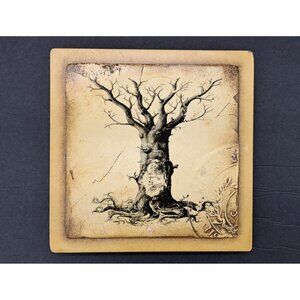 Vintage Sid Dickens Memory Box Lid Tree Of Life B-04 Replacement 2002 LID ONLY